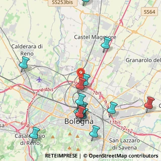 Mappa Via dei Caligari, 40129 Bologna BO, Italia (4.92867)