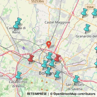 Mappa Via dei Caligari, 40129 Bologna BO, Italia (6.34188)