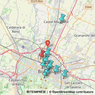 Mappa Via dei Caligari, 40129 Bologna BO, Italia (4.32818)