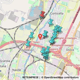Mappa Via dei Caligari, 40129 Bologna BO, Italia (0.8135)
