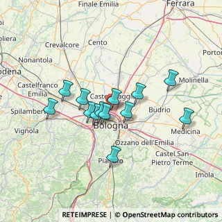 Mappa Via dei Caligari, 40129 Bologna BO, Italia (11.22769)