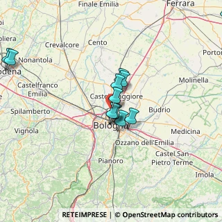 Mappa Via dei Caligari, 40129 Bologna BO, Italia (15.36692)