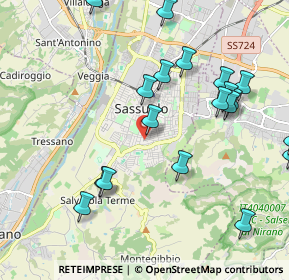 Mappa Via G.L.Spontini, 41049 Sassuolo MO, Italia (2.4455)