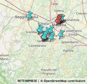 Mappa Via G.L.Spontini, 41049 Sassuolo MO, Italia (9.97)