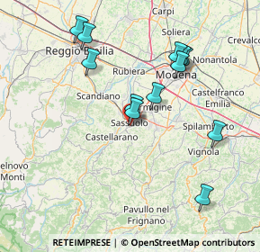 Mappa Via G.L.Spontini, 41049 Sassuolo MO, Italia (15.2675)