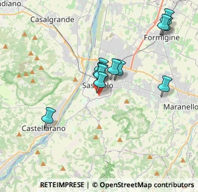 Mappa Via G.L.Spontini, 41049 Sassuolo MO, Italia (3.20833)