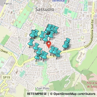 Mappa Via G.L.Spontini, 41049 Sassuolo MO, Italia (0.304)