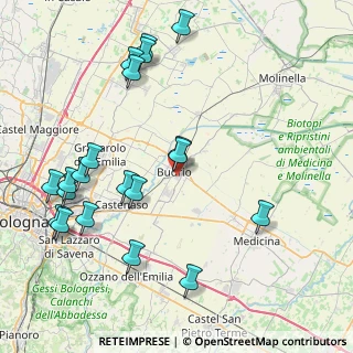 Mappa Via Enrico Berlinguer, 40054 Budrio BO, Italia (9.744)