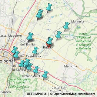 Mappa Via Enrico Berlinguer, 40054 Budrio BO, Italia (9.4325)