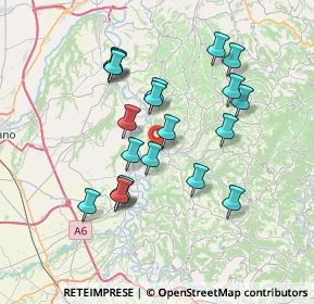 Mappa Borgata Piandeltroglio, 12063 Dogliani CN, Italia (6.7375)