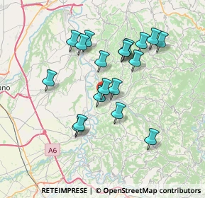 Mappa Borgata Piandeltroglio, 12063 Dogliani CN, Italia (6.58421)