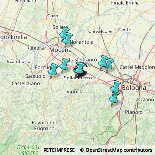 Mappa Castello, 41057 Spilamberto MO, Italia (8.22214)