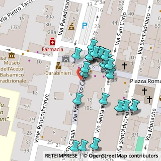 Mappa Via F. Casali, 41057 Spilamberto MO, Italia (0.03103)