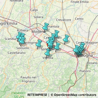 Mappa Via Antonio Canevazzi, 41057 Spilamberto MO, Italia (13.4325)