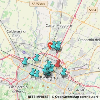 Mappa Via dei Lapidari, 40128 Bologna BO, Italia (3.97158)