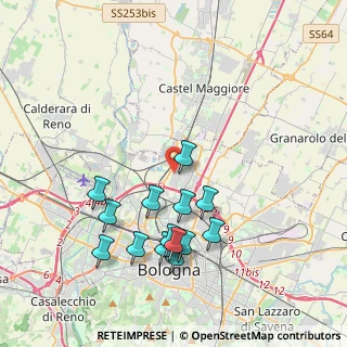 Mappa Via dei Lapidari, 40128 Bologna BO, Italia (3.99643)