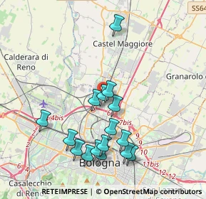 Mappa Via dei Lapidari, 40128 Bologna BO, Italia (3.88)