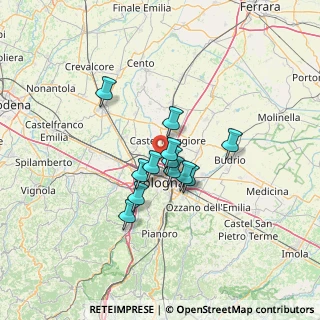 Mappa Via dei Lapidari, 40128 Bologna BO, Italia (9.2575)
