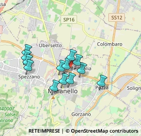 Mappa Via Eugenio Castellotti, 41053 Maranello MO, Italia (1.46154)