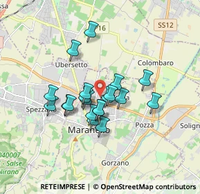 Mappa Via Eugenio Castellotti, 41053 Maranello MO, Italia (1.313)