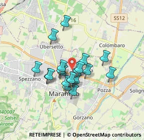 Mappa Via Eugenio Castellotti, 41053 Maranello MO, Italia (1.2525)