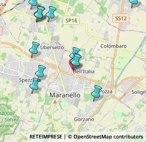 Mappa Via Eugenio Castellotti, 41053 Maranello MO, Italia (2.36)