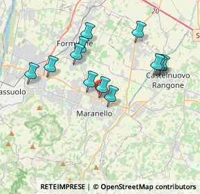 Mappa Via Eugenio Castellotti, 41053 Maranello MO, Italia (3.54833)