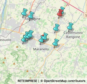 Mappa Via Eugenio Castellotti, 41053 Maranello MO, Italia (3.39923)