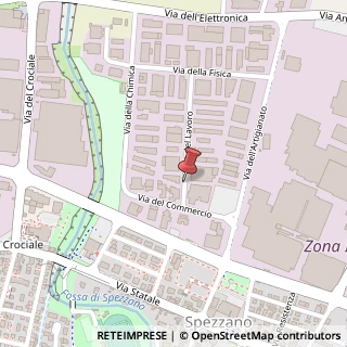 Mappa Via del Lavoro,  3, 41042 Fiorano Modenese, Modena (Emilia Romagna)