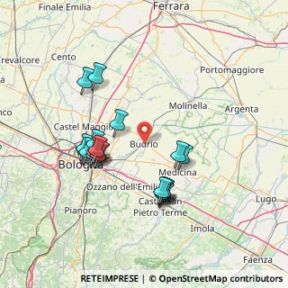 Mappa Via Giuseppe Verdi, 40054 Budrio BO, Italia (14.29632)