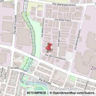 Mappa Via del Commercio, 41042 Fiorano Modenese, Modena (Emilia Romagna)
