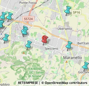 Mappa Via San Giovanni Evangelista 2° tronco, 41042 Fiorano Modenese MO, Italia (3.05154)