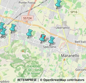 Mappa Via San Giovanni Evangelista 2° tronco, 41042 Fiorano Modenese MO, Italia (3.17364)