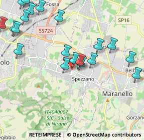 Mappa Via San Giovanni Evangelista 2° tronco, 41042 Fiorano Modenese MO, Italia (2.515)