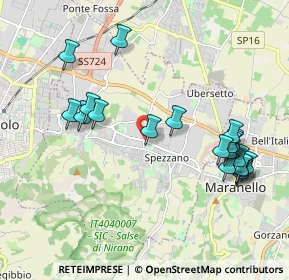 Mappa Via San Giovanni Evangelista 2° tronco, 41042 Fiorano Modenese MO, Italia (2.1635)