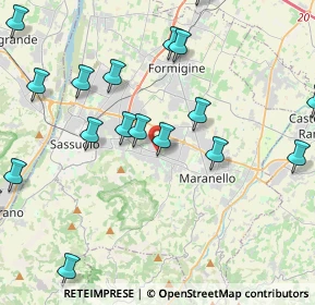 Mappa Via San Giovanni Evangelista 2° tronco, 41042 Fiorano Modenese MO, Italia (5.557)