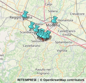 Mappa Via San Giovanni Evangelista 2° tronco, 41042 Fiorano Modenese MO, Italia (6.39167)