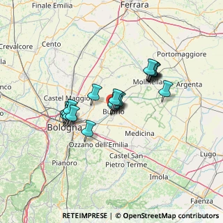 Mappa Via L. Fabbri, 40054 Budrio BO, Italia (10.854)
