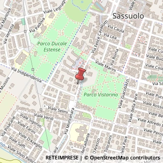 Mappa Via Felice Cavallotti, 166, 41049 Sassuolo, Modena (Emilia Romagna)