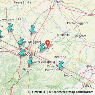 Mappa Via Romagnoli, 40054 Budrio BO, Italia (30.2)