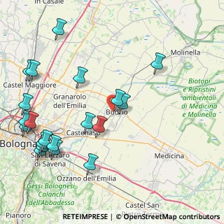 Mappa Via Romagnoli, 40054 Budrio BO, Italia (10.6485)