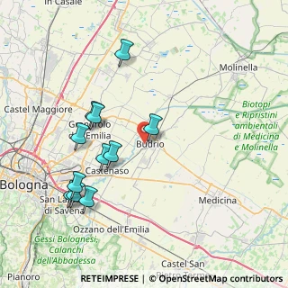 Mappa Via Romagnoli, 40054 Budrio BO, Italia (8.19455)