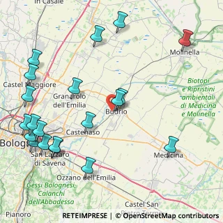 Mappa Via Romagnoli, 40054 Budrio BO, Italia (11.016)