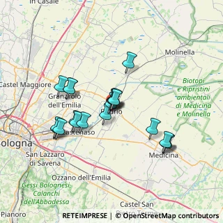 Mappa Via Guglielmo Marconi, 40054 Budrio BO, Italia (6.0965)