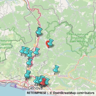 Mappa Via Circonvallazione, 16015 Casella GE, Italia (11.1325)