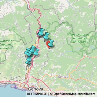 Mappa Via Circonvallazione, 16015 Casella GE, Italia (5.97308)