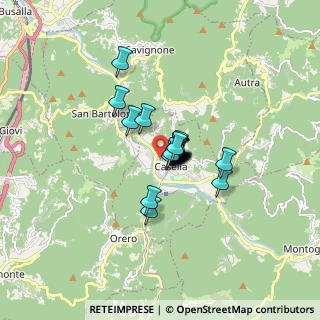 Mappa Via Circonvallazione, 16015 Casella GE, Italia (0.8725)