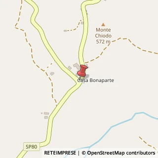 Mappa Casa Bonaparte, 43024 Neviano degli Arduini, Parma (Emilia Romagna)