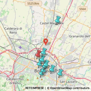 Mappa Via dell'Arcoveggio, 40126 Bologna BO, Italia (4.69636)