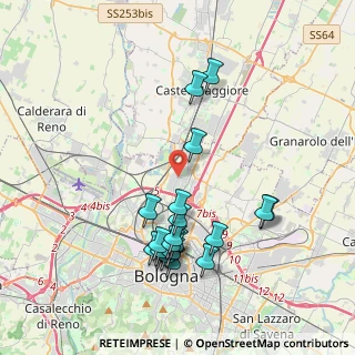 Mappa Via dell'Arcoveggio, 40126 Bologna BO, Italia (4.033)